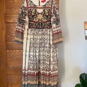 Bhanuni by Jyoti / Anthropologie Far Fields Midi Dress